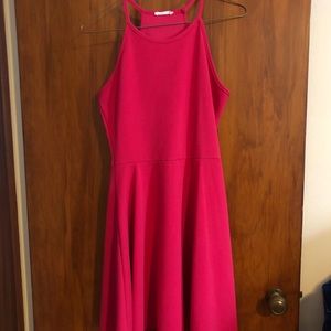 Hot pink Olivia Rae racerback dress